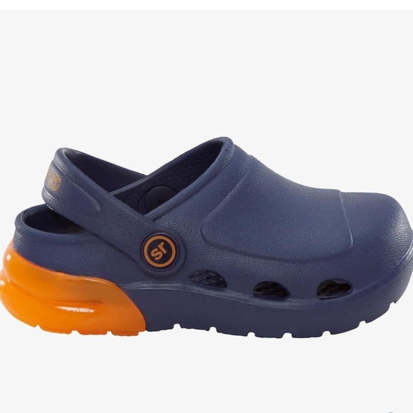 Stride Rite 360 Light Up Bray Clog Navy with Orange Accents - size 3M - Picture 1 of 6